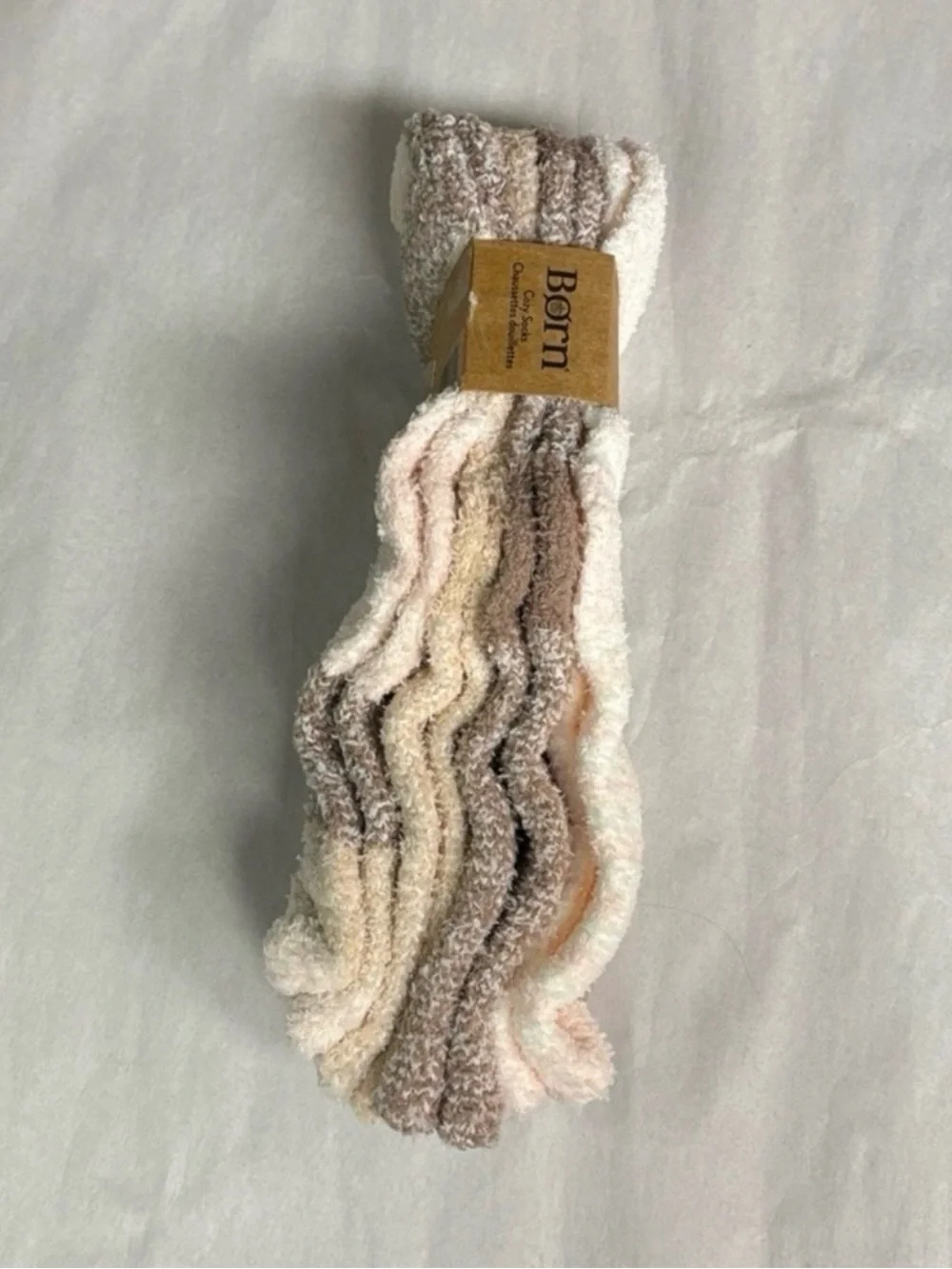 New Born Socks Women’s 4 Pair Cozy Fuzzy Socks Plush Casual Soft Activewear
